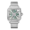 Cartier Santos Skeleton Argenté Vert