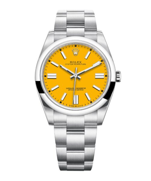 IMG-3610 Oyster Perpetual 41 Argenté Jaune