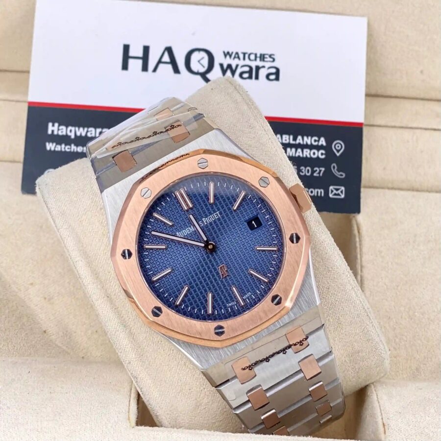 AP Extra Plate Argenté Bleu Rose