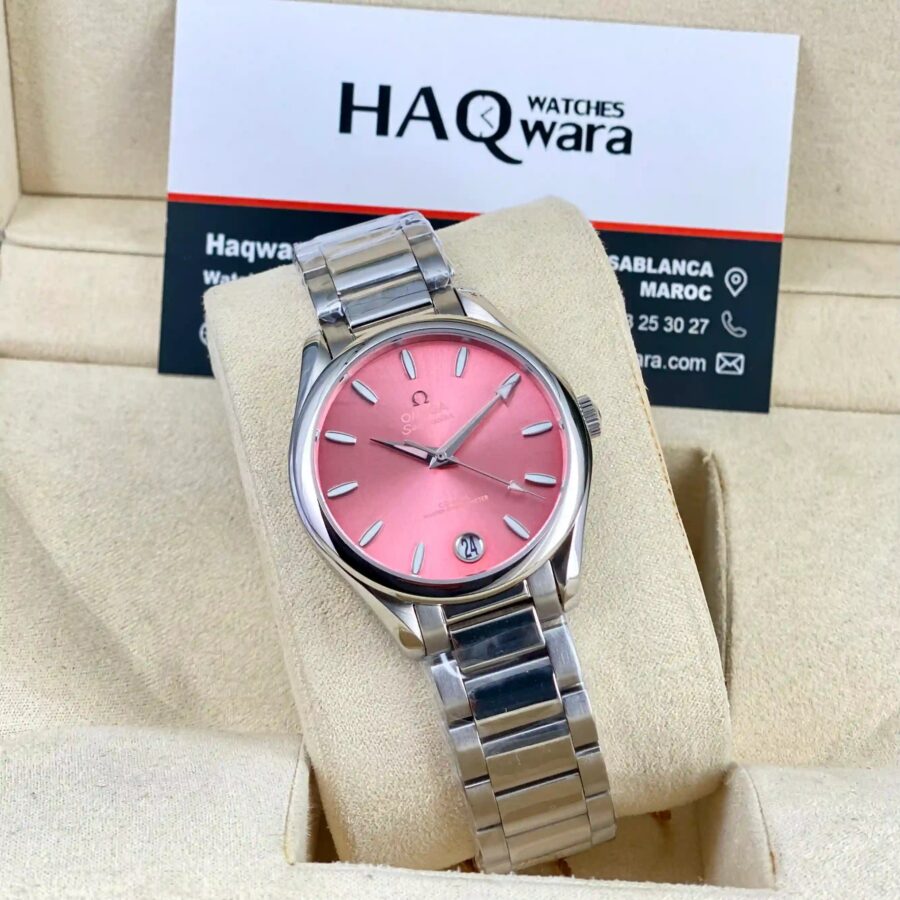 Omega Seamaster Aqua Terra Argenté Rose Femmes