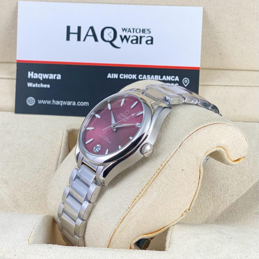 Omega Seamaster Aqua Terra Argenté Violet Femmes