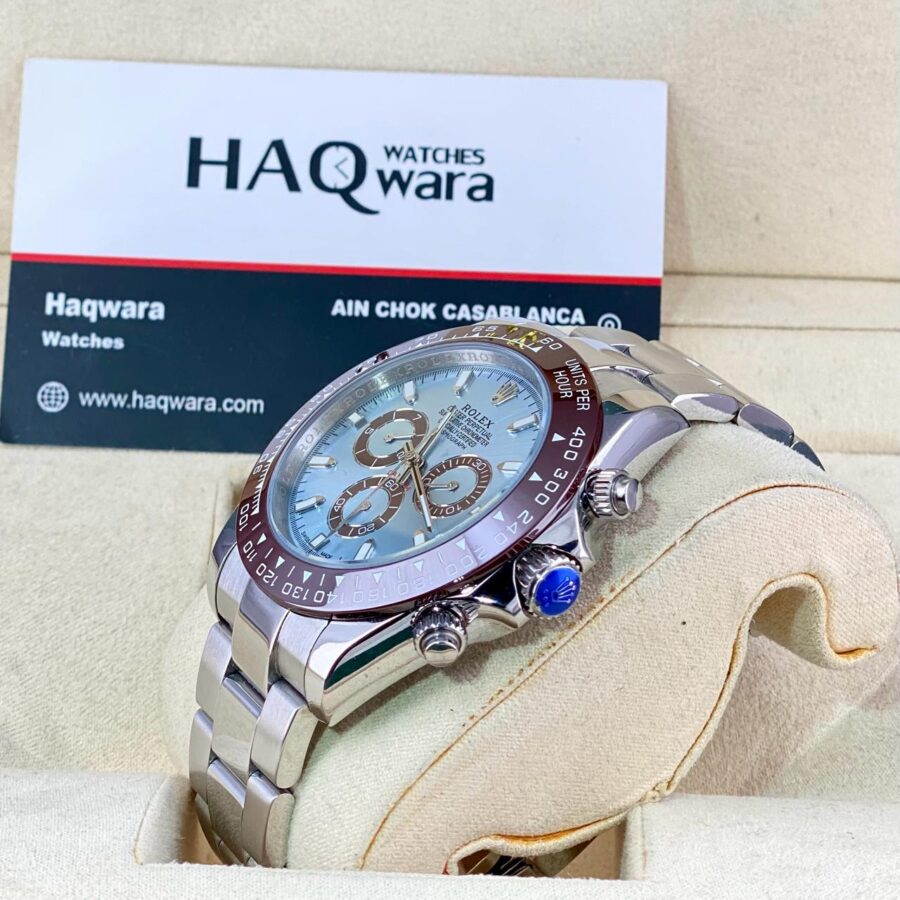 Daytona Argente Bleu Ciel Automatique