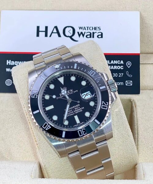 Sbmariner Argente Date Noir Swiss