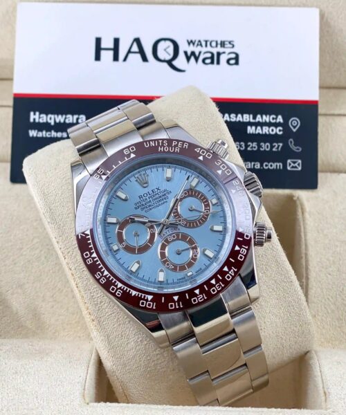 Daytona Argente Bleu Ciel Automatique