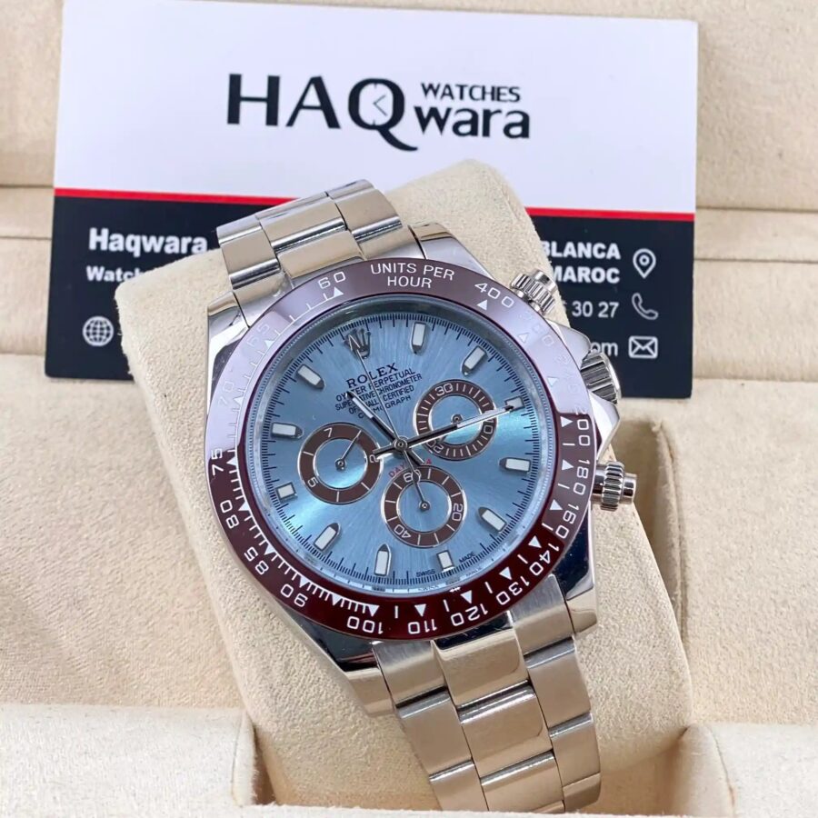 Daytona Argente Bleu Ciel Automatique