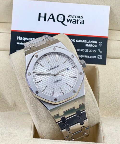 AP Royal Oak 41 Argenté Blanc | 3120 Suiss