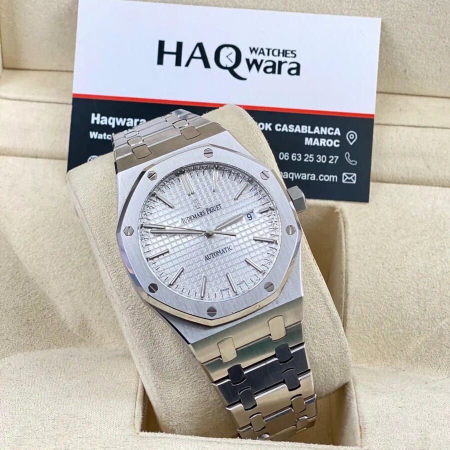 AP Royal Oak 41 Argenté Blanc | 3120 Suiss