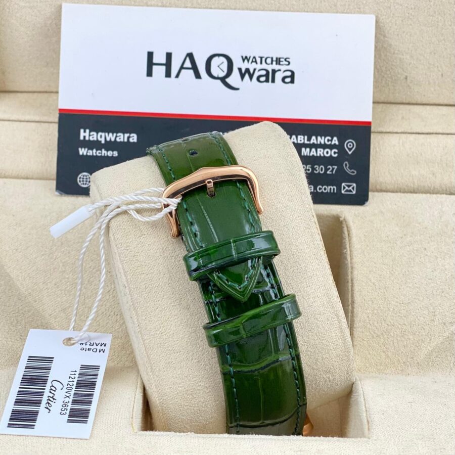 IMG-8593 Cartier Tank Rose Vert pour Femmes