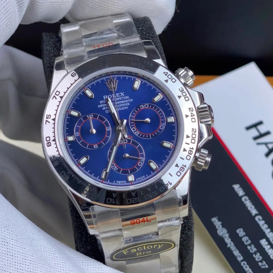 Daytona Argente Bleu Suiss