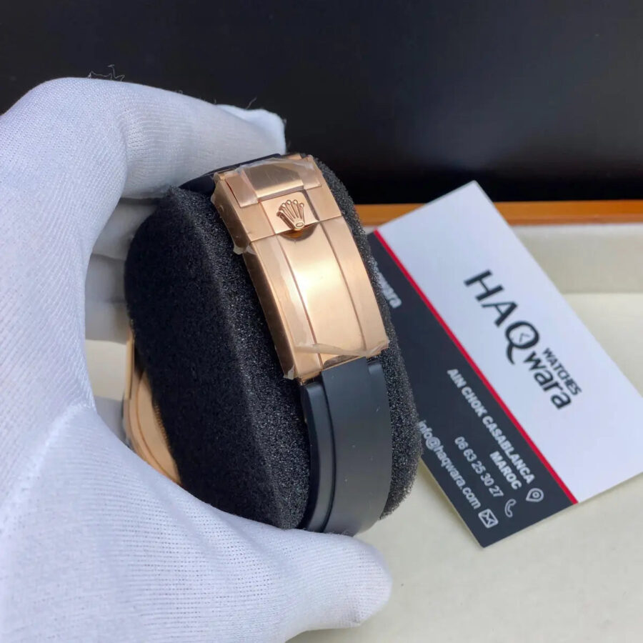 Daytona Rose Noir Rubber Suiss