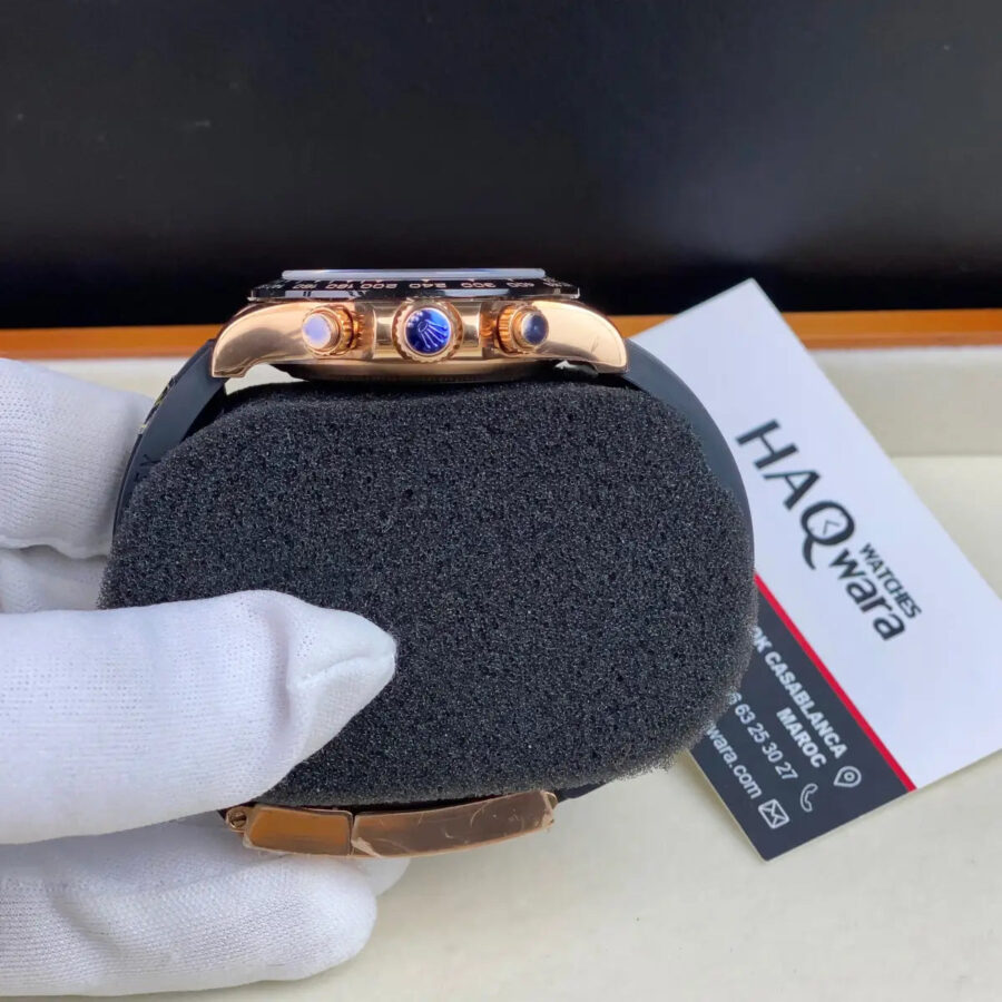 Daytona Rose Noir Rubber Suiss