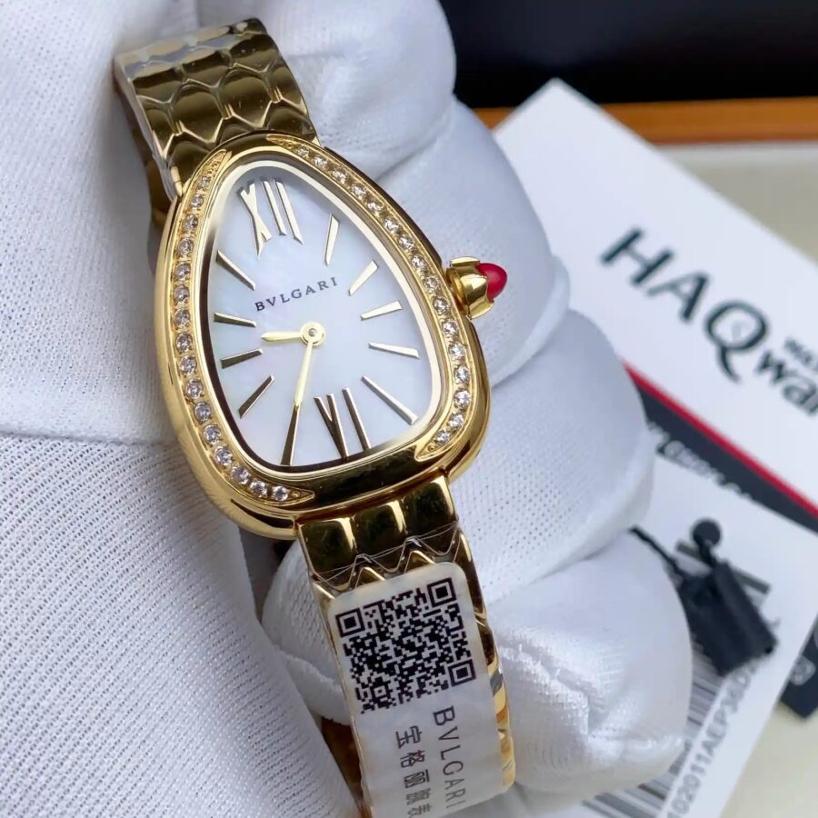 Bvlgari Serpentti Doré Blanc Femmes