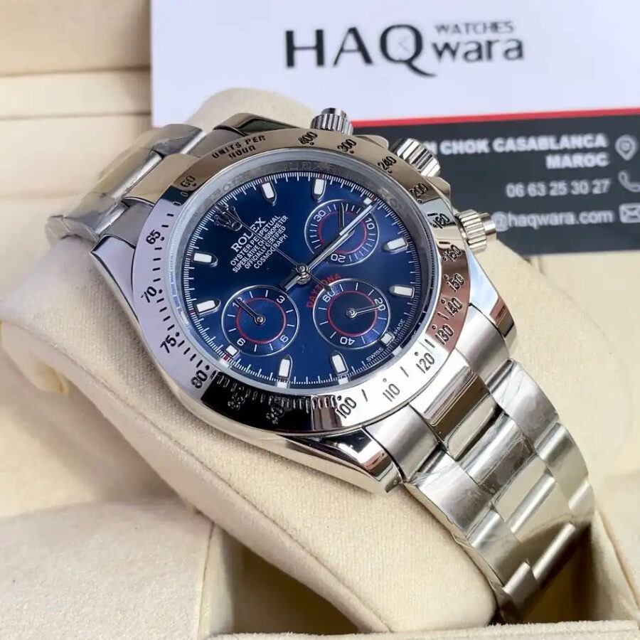 Daytona Argenté Bleu Classique