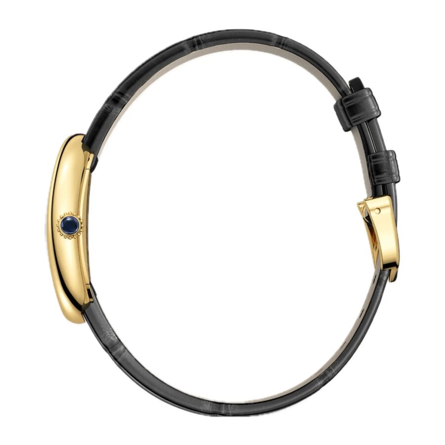 Cartier Baignoire Doré Cuire Noir Femmes