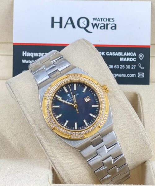 Vacheron Overseas Argenté Dore Violet