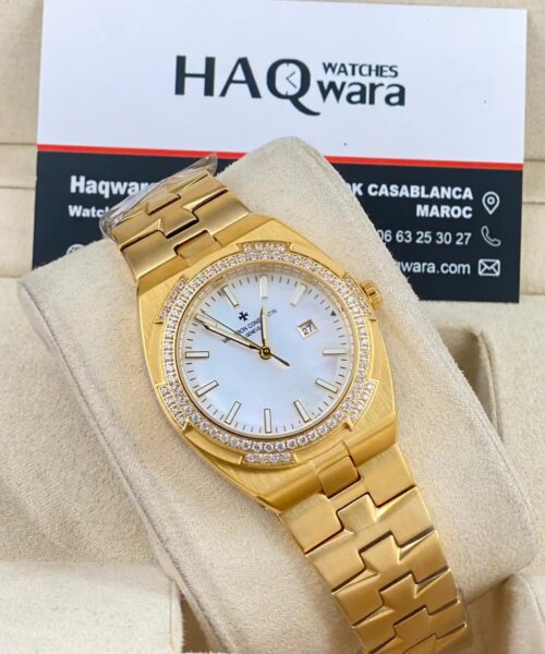 Vacheron Overseas Dore Blanc