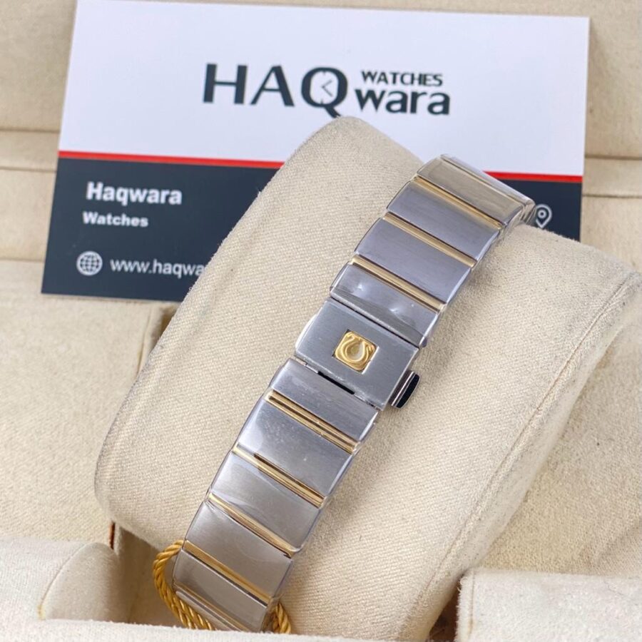 Oméga Constellation Argenté Doré Pierres