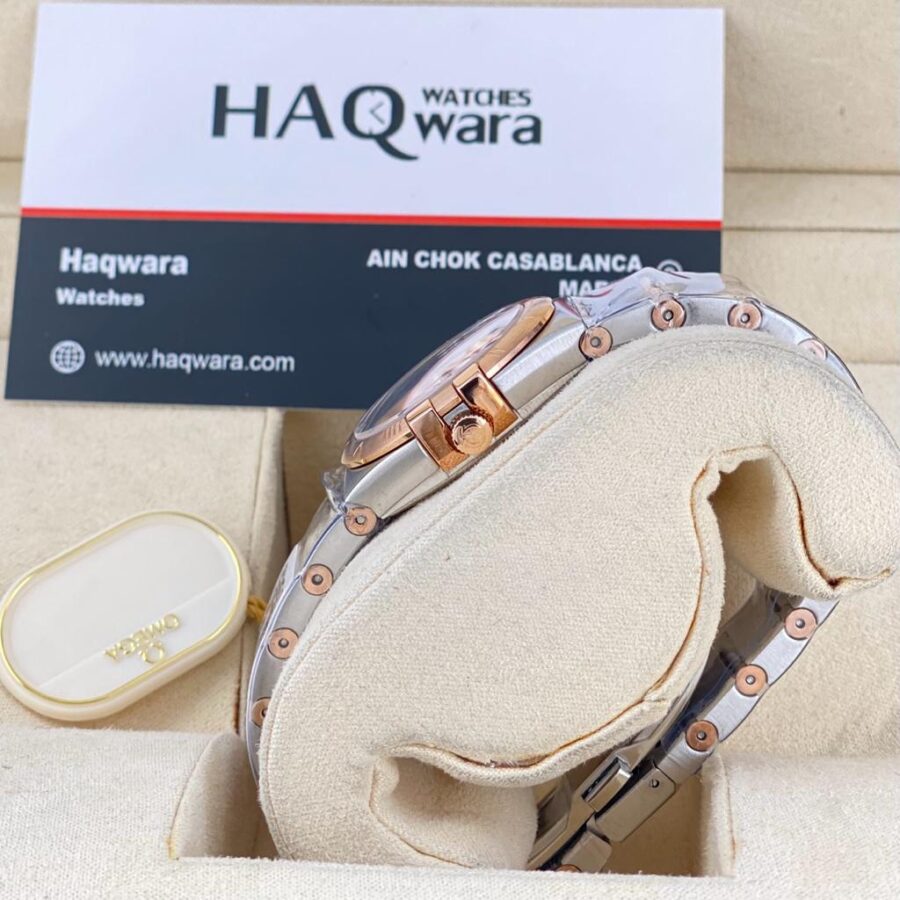 Oméga Constellation Argenté Rose