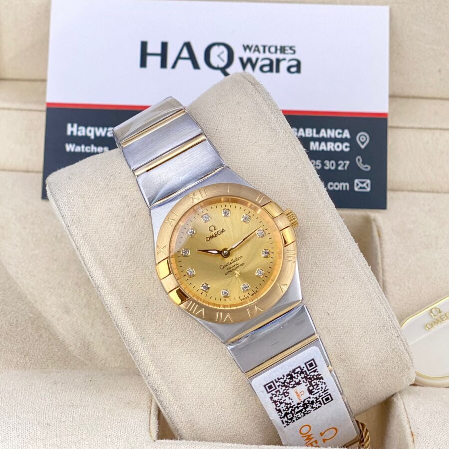 Oméga Constellation Doré Argenté