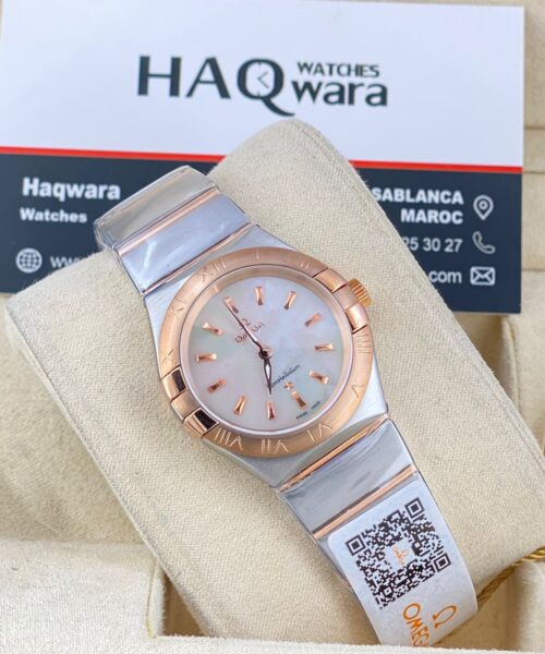Oméga Constellation Argenté Rose