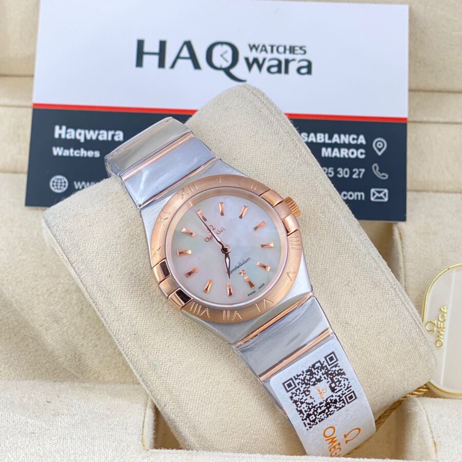 Oméga Constellation Argenté Rose