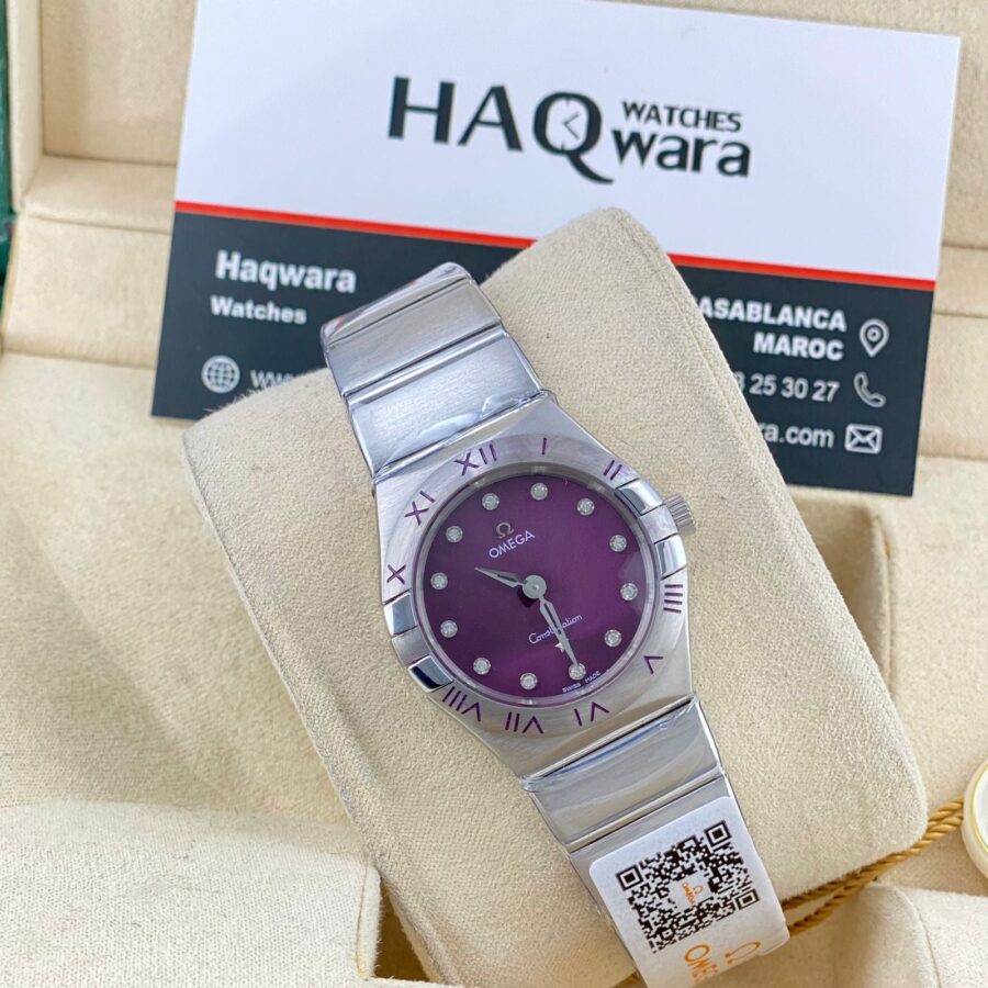 Oméga Constellation Argenté Violet