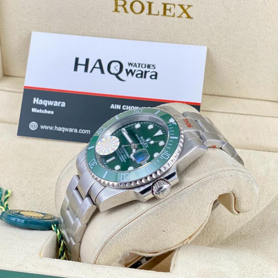 Submariner Hulk Argente Vert