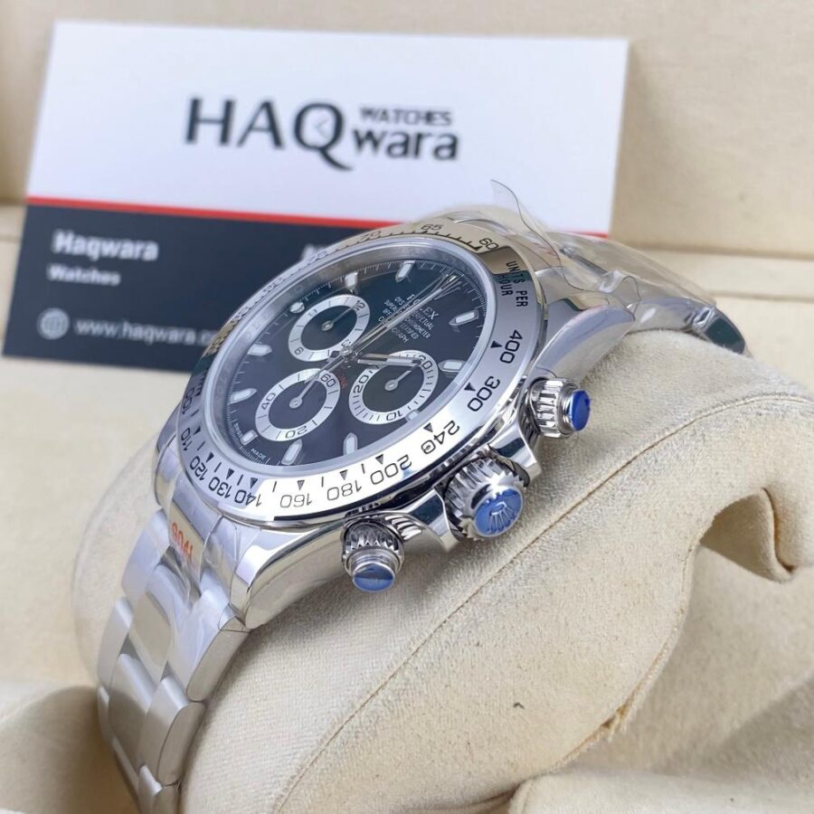 Daytona Argente Noir Suiss