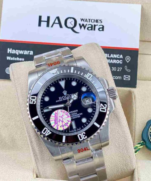 Submariner Date Argente Noir