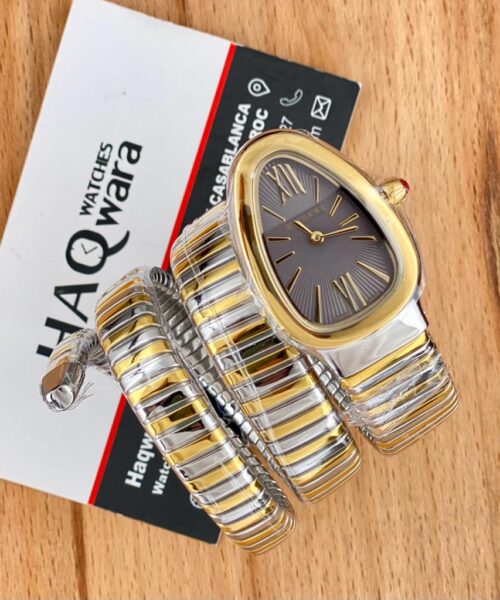 Bulgari Serpentti Argenté Doré Gris