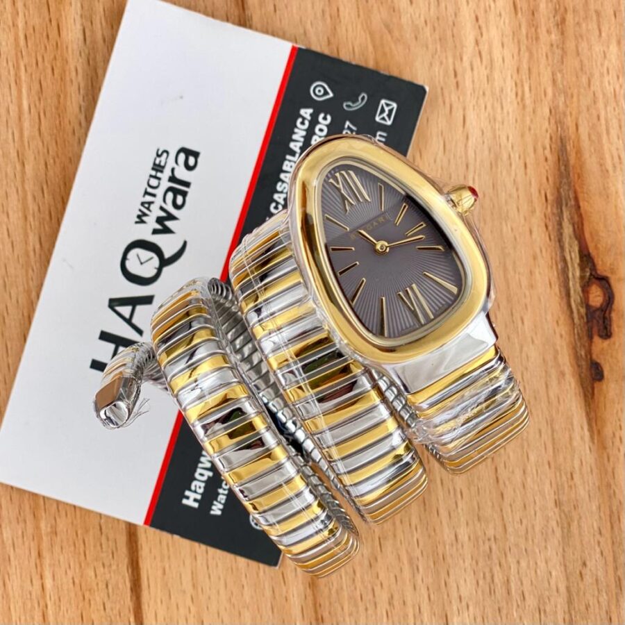 Bulgari Serpentti Argenté Doré Gris