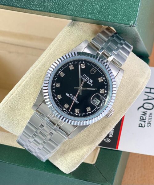 Tudor Rotor 36 Argenté Noir