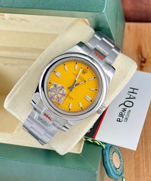 de5a74b8-9125-435d-a092-8218ce704b2a Oyster Perpetual 36 Argenté Jaune