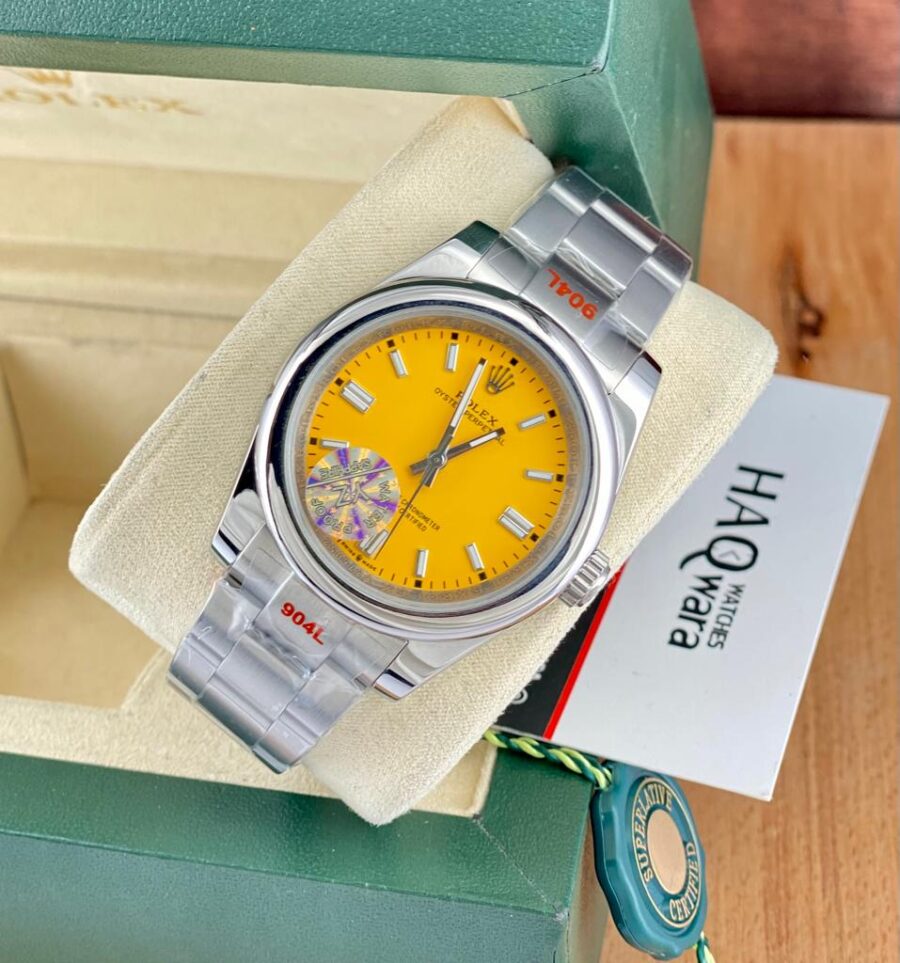 Oyster Perpetual 36 Argenté Jaune