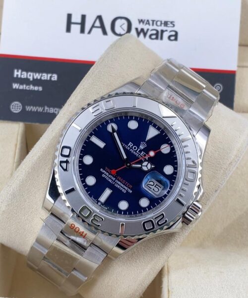 Yacht Master 40 Argente Bleu