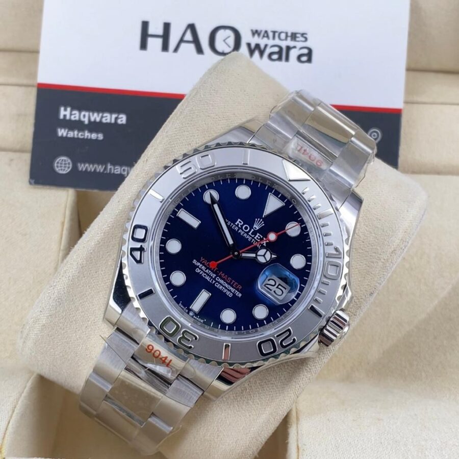 Yacht Master 40 Argente Bleu