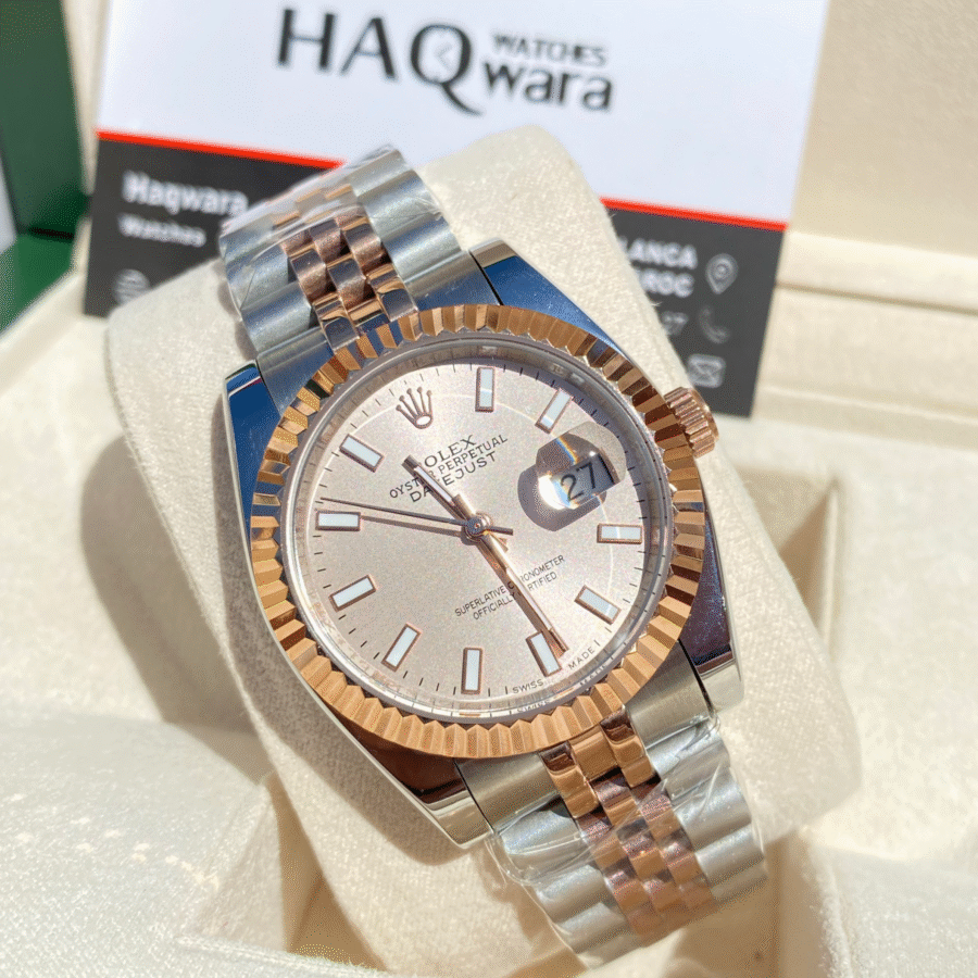 Date juste 36 Argenté Rose pour Femmes